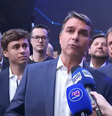 Flávio Bolsonaro (PL) em entrevista appos o debate na Band  Foto: Reprodução/Band