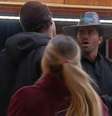 Alfredo e Murilo brigam após esbarrão na sede  Foto: Reprodução | RecordPlus