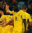 Jogadores de Sabah e Dortmund em disputa de bola na Champions - Foto: Divulgação / BVB / Jogada10