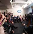 Trump pretende transformar sala de imprensa da Casa Branca em piscina coberta  Foto: ANSA / Ansa - Brasil