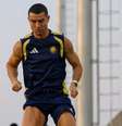 CR7 teve suspensão reduzida pela metade e recebeu multa de 255 euros (R$ 1.446) - Foto: Divulgação/Al-Nassr / Jogada10