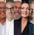 Roberto Marinho Neto, Paulo Daudt, José Roberto, João Roberto, Roberto Irineu, Paula Bellizia, Carlos Schroder, Alberto Pecegueiro e Rodrigo Xavier: eles têm o poder na Globo  Foto: Reproduções/Divulgações