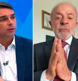  Foto: Flávio Bolsonaro e Lula (Fotos: Reprodução/Instagram) / Gávea News