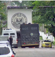 Entrada do Complexo Penitenciário de Gericinó, em Bangu  Foto: Reprodução/TV Globo