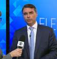 Flávio Bolsonaro diz que pode adotar ideias do adversário  Foto: Reprodução/TV Globo