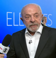 Lula afirmou que Flávio não tem boa trajetória política  Foto: Reprodução/TV Globo