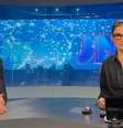 Os âncoras do 'Jornal Nacional', César Tralli e Renata Vasconcellos  Foto: Reprodução