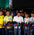 Campanha de Flávio Bolsonaro havia preparado um churrasco em caso de vitória  Foto: Wilton Junior/Estadão / Estadão