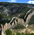 A Muralha Chinesa de Huesca tem 840 metros. Há 969 anos, um senhor da guerra construiu seu castelo nela. Foto: Xataka