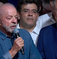 Lula (PT) discursa em São Paulo após vencer as eleições  Foto: Reprodução/Globo
