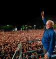 Lula em discurso de reeleição em São Paulo, no último domingo, 25  Foto: Ricardo Stuckert