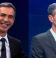 Tralli no 1º turno e no 2º: a internet não perdoou a diferença de humor Foto: Reproduções