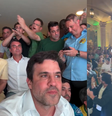 Antes de derrota, Pablo Marçal e Eduardo Bolsonaro comemoraram virada de Flávio  Foto: Reprodução/Redes Sociais