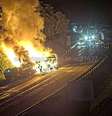 Acidente entre duas carretas aconteceu no km 61 do Rodoanel  Foto: Divulgação/ Artesp / Estadão