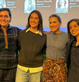 Sofia Gomes, Mariana Spinelli, Bianca Parrella e Kin Saito participaram da mesa de debate  Foto: Divulgação
