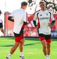 Atividade de preparação do Benfica antes do duelo na Taça da Liga - Foto: Divulgação / Jogada10