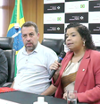 Guilherme Boulos durante coletiva  Foto: Reprodução/Youtube/Ministério da Justiça