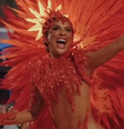 Mileide Mihaile em desfile no carnaval de 2026 como rainha da Unidos da Tijuca Foto: Reprodução/Instagram