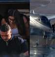 Momento em que Flávio Bolsonaro (PL) desembarcou na Flórida, nos EUA  Foto: 