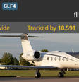 Voo de Flávio é o mais acompanhado do mundo em plataforma de monitoramento em tempo real  Foto: Reprodução/FlightRadar