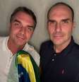 Flávio e Eduardo Bolsonaro são cidadãos italianos desde 2023.  Foto: Reprodução/@bolsonarosp via Instagram / Estadão