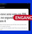 Votação unânime de Lula em 106 seções eleitorais não prova fraude eleitoral  Foto: Reprodução/X / Estadão