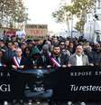 Uma marcha foi realizada no dia 25 de outubro de 2026 em Aubervilliers, em homenagem a Pengo Bossio Wangi, vítima de uma agressão racista em Yvelines.  Foto: © SAMEER AL-DOUMY / AFP / RFI