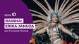 Erika Januza estreia como rainha de bateria na Marquês de Sapucaí
