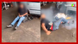 Jovem é arremessado após acionar airbag de carro de propósito em Goiás