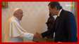 Fernando Haddad se encontra com o papa Francisco no Vaticano