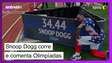 Snoop Dogg vira comentarista esportivo e corre 200 metros rasos