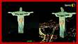 Projeção no Cristo Redentor homenageia o papa Francisco