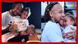 Dia de pai de filha: Mavie acompanha Neymar em visita ao Santos e encanta torcedores