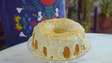 Bolo de Amendoim com Cobertura de Paçoca