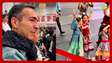 César Tralli cai no choro ao ver apresentação da filha em festa junina