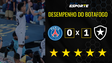 Desempenho do Botafogo na vitória por 1 a 0 contra o PSG 