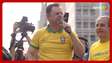 Deputado cita ‘fim de mês’ e ‘futebol’ ao prever críticas da imprensa por público menor na Paulista
