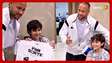 Neymar faz visita surpresa para criança santista com síndrome rara: 'Para sempre na memória'
