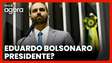 "Desconforto entre Tarcísio e Eduardo Bolsonaro, fortalece Michele Bolsonaro", diz colunista
