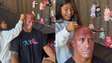 Filhas maquiam The Rock, que brinca com a careca: 'Muita tela para usar na diversão’