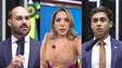 Eduardo Bolsonaro e Nikolas Ferreira comemoram saída de Daniela Lima da GloboNews: ‘Excelente’