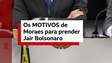 As razões de Moraes para decretar prisão de Bolsonaro