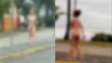Mulher é encontrada nua em orla do litoral de SP e confessa ter matado o próprio pai