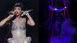 Katy Perry leva ‘choque’ no palco durante show de turnê nos EUA