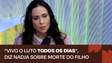 "Vivo o luto todos os dias", diz Nadja Haddad sobre morte do filho