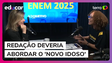 Enem 2025: Redação precisava abordar a nova perspectiva sobre os idosos