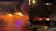 Novas imagens mostram início de fogo em bar na Suíça durante festa de Ano Novo