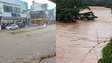 Temporal em MG transborda rios e alaga ruas
