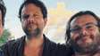 Selton Mello e Jack Black aparecem cantando em backstage de 'Anaconda' e divertem a web