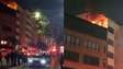 Incêndio atinge cobertura de restaurante no Leblon